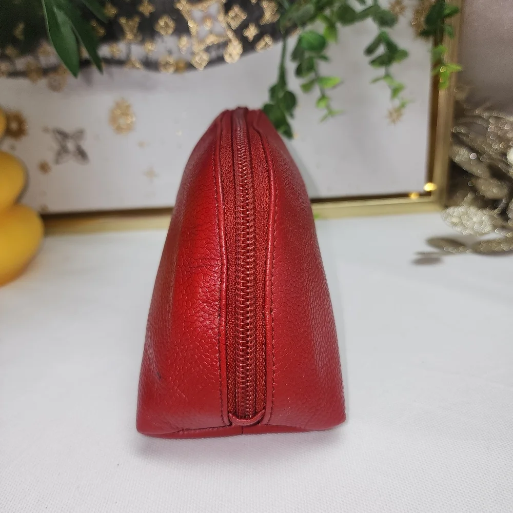 Authentic Chanel Timeless CC Caviar Leather Pouch